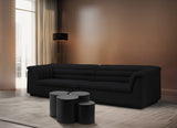 Dimple Coffee Table - Stylish Modular Design in Matte Black Iron for Contemporary Living Spaces