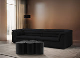 Dimple Coffee Table - Stylish Modular Design in Matte Black Iron for Contemporary Living Spaces