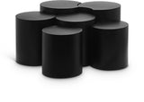Dimple Coffee Table - Stylish Modular Design in Matte Black Iron for Contemporary Living Spaces