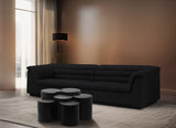 Dimple Coffee Table - Stylish Modular Design in Matte Black Iron for Contemporary Living Spaces