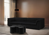 Dimple Coffee Table - Stylish Modular Design in Matte Black Iron for Contemporary Living Spaces
