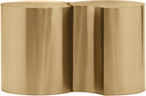 Dimple End Table - Elegant Brushed Iron Design for Modern Living Spaces, Modular Style & Versatile Use