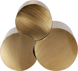 Dimple Coffee Table - Contemporary Brushed Iron Design for Modern Living Spaces and Stylish Decor
