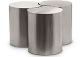 Dimple Coffee Table - Contemporary Brushed Iron Design for Modern Living Spaces and Stylish Decor