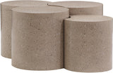 Dimple Coffee Table - Stunning Brushed Iron Design for Contemporary Living Spaces and Modular Use