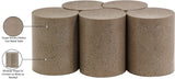 Dimple Coffee Table - Contemporary Brushed Gold Iron Design for Modern Living Spaces and Style