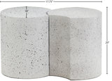 Dimple End Table - Elegant Brushed Iron Design for Modern Living Spaces, Modular Style & Versatile Use