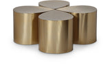 Petal Gold Coffee Table – Stylish Modular Design for Contemporary Living Rooms with Storage Space