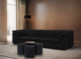 Petal Black Coffee Table - Artistic Terrazzo Design, Durable Iron Frame, and Modular Functionality