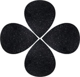 Petal Black Coffee Table - Artistic Terrazzo Design, Durable Iron Frame, and Modular Functionality
