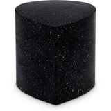 Petal Black Coffee Table - Artistic Terrazzo Design, Durable Iron Frame, and Modular Functionality
