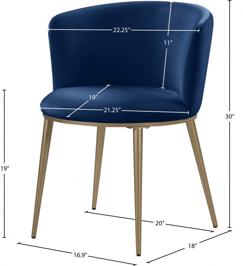 Skylar Velvet Dining Chair