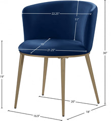 Skylar Velvet Dining Chair