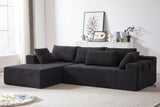 NOUVA 108" Chenille Left Chaise Sectional