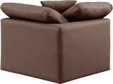 Indulge - Faux Leather Corner Chair