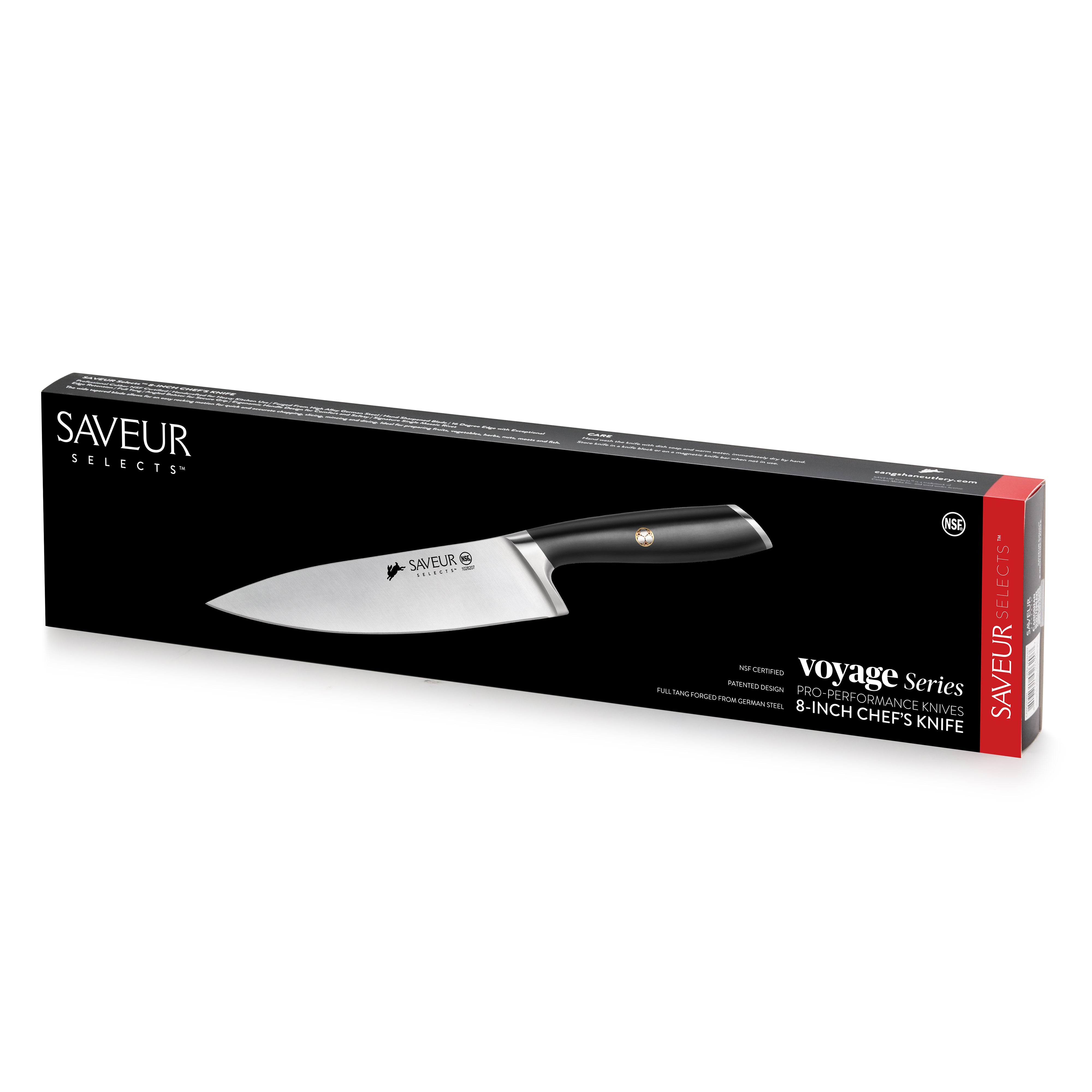 Saveur Selects 8-Inch Chef's Knife, Forged German Steel, 1026207