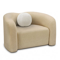 Kali Faux Shearling Teddy Fabric Chair