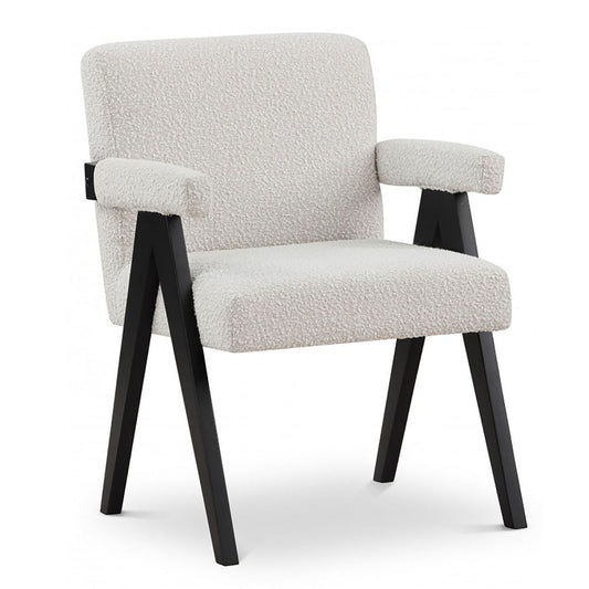 Woodloch Boucle Fabric Accent Chair