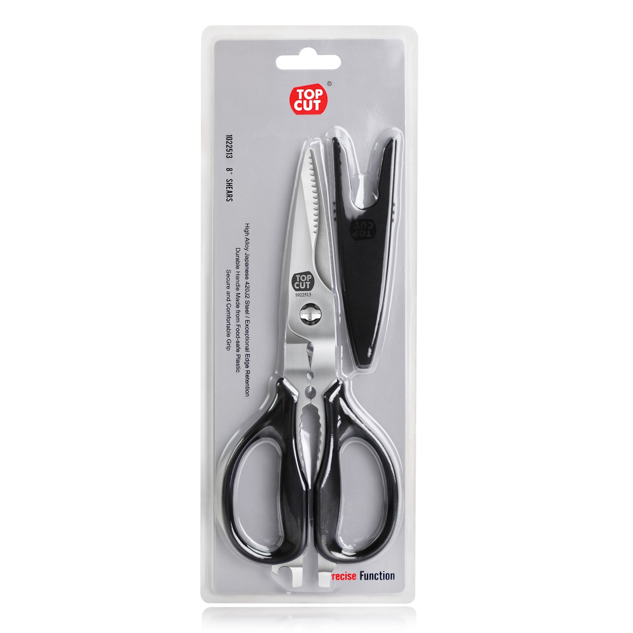 Top Cut Heavy-Duty Kitchen Shears, Multi-Purpose Scissors, 9-Inch, 1022513