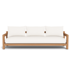 Pacific 3 Seat Sofa (Teak Natural / Panama Grafito / Batyline White)