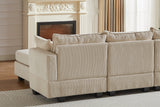 HARLOW 114" Corduroy Sofa w/ Storage