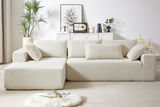NOUVA 108" Chenille Left Chaise Sectional