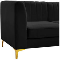 Alina Velvet Modular Corner Chair