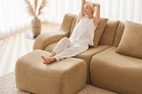 ROMA 82.7" Loveseat with 2 Ottomans