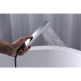 Victoria 2-Handle Freestanding Claw Foot Tub Faucet with Hand Shower in Polished Chrome