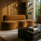 Swerve - Velvet 101" Upholstered Sofa
