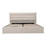 Sebastion - King Storage Bed - Cream