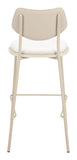 Zeal Barstool (Set of 4) Light Gray & Beige