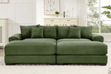 DESEO 92" Loveseat with 2 Ottomans