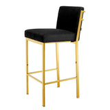 Bar Stool Scott
Gold finish | black velvet