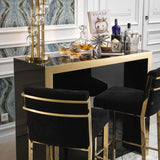 Bar Stool Scott
Gold finish | black velvet