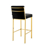 Bar Stool Scott
Gold finish | black velvet