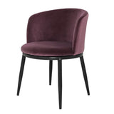 Dining Chair Filmore set of 2
Cameron purple | black finish legs