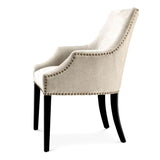 Dining Chair Legacy
Clarck sand | antique brass nails | black legs