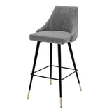 Bar Stool Cedro
Clarck grey | black & brass finish legs
