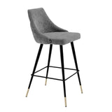 Bar Stool Cedro
Clarck grey | black & brass finish legs