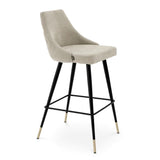 Bar Stool Cedro
Clarck sand | black & brass finish legs