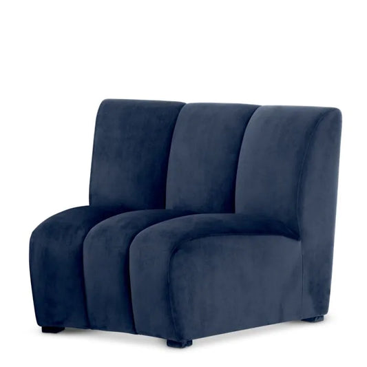 Modular Sofa Lando
Savona midnight blue velvet | black feet