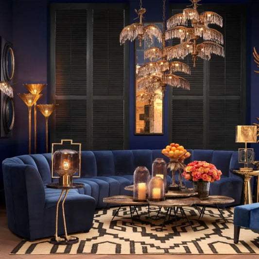 Modular Sofa Lando
Savona midnight blue velvet | black feet