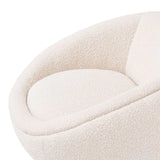 Swivel Chair Bollinger
BouclŽ cream | brushed brass finish swivel base