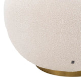 Swivel Chair Bollinger
BouclŽ cream | brushed brass finish swivel base
