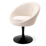 Dining Chair O'Neill
BouclŽ cream | black finish swivel base