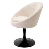 Dining Chair O'Neill
BouclŽ cream | black finish swivel base