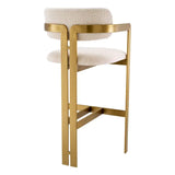 Bar Stool Donato
Brushed brass finish | bouclé cream