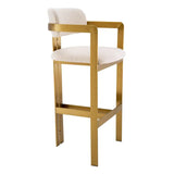 Bar Stool Donato
Brushed brass finish | bouclé cream