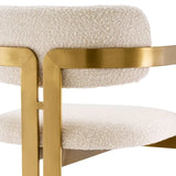Bar Stool Donato
Brushed brass finish | bouclé cream